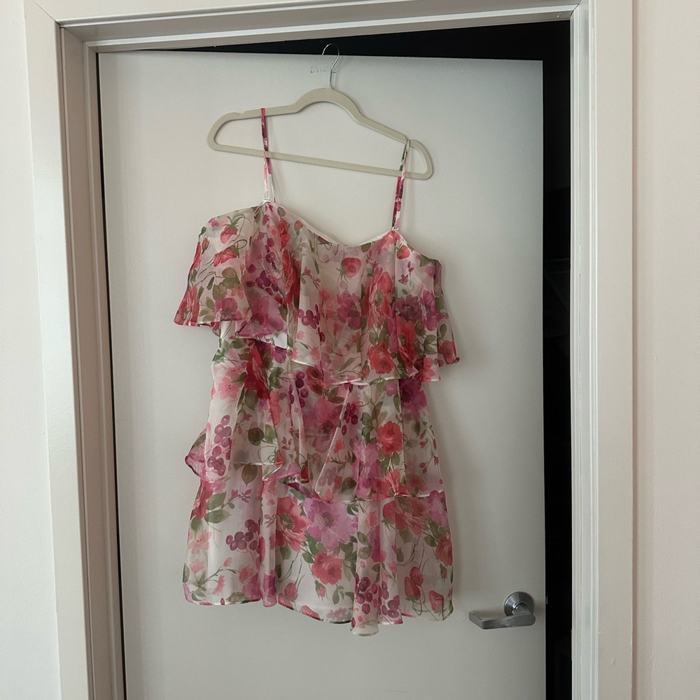 Abercrombie Floral Removable Straps Dress